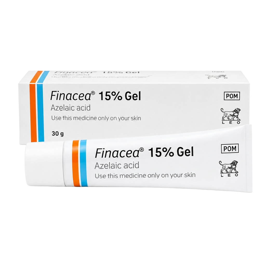 Finacea 15% gel, azelaic acid, 30g tube and carton